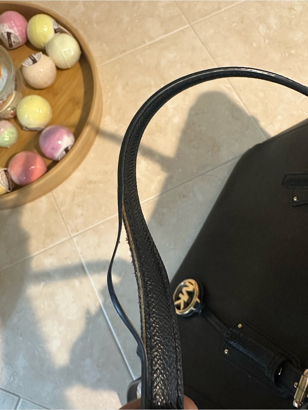 Michael Kors Leather Tote - Picture 5 of 11